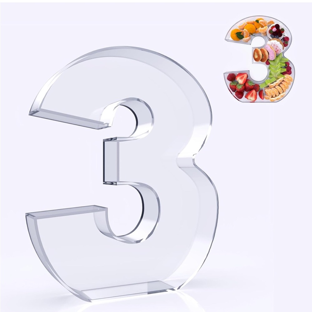 NIB acrylic charcuterie tray ( number 3)